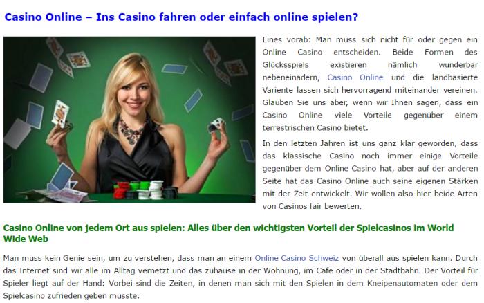 Schweizercasinosonline review